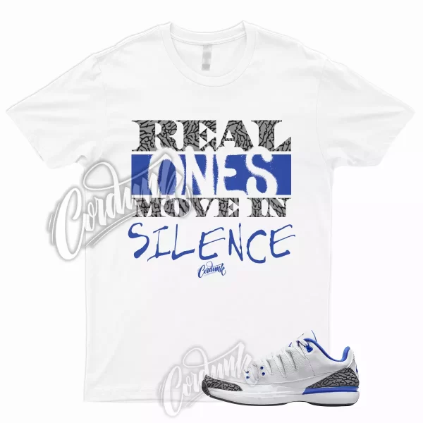 R1 T Shirt to Match Zoom Vapor AJ3 Racer Blue Dark Grey Elephant Print 1 True Jezsport.com