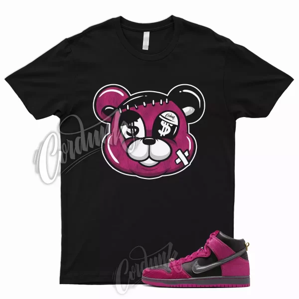 STITCH T Shirt to Match Dunk High Run The Active Pink Black Metallic Gold Jewels Jezsport.com