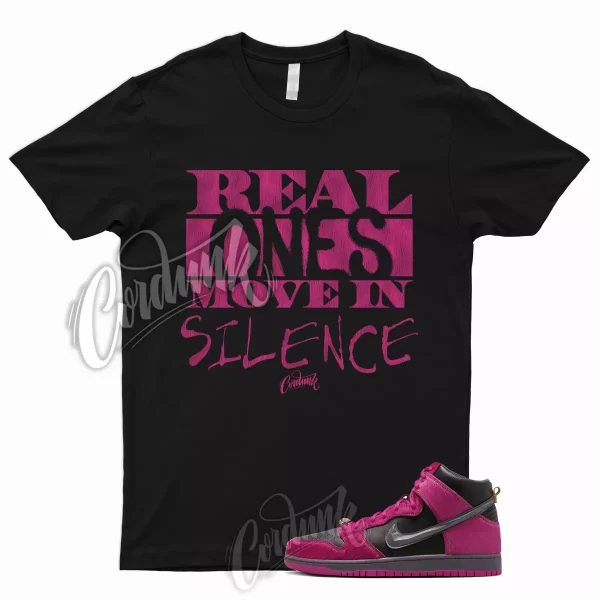 R1 T Shirt to Match Dunk High Run The Active Pink Black Metallic Gold Jewels 1 Jezsport.com