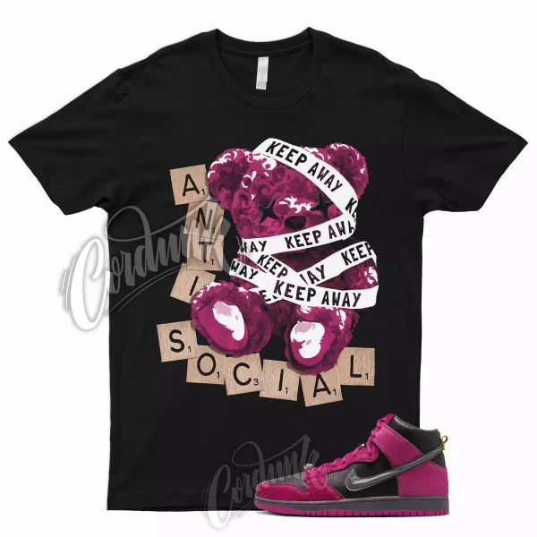 ANTI T Shirt to Match Dunk High Run The Active Pink Black Metallic Gold Jewels Jezsport.com