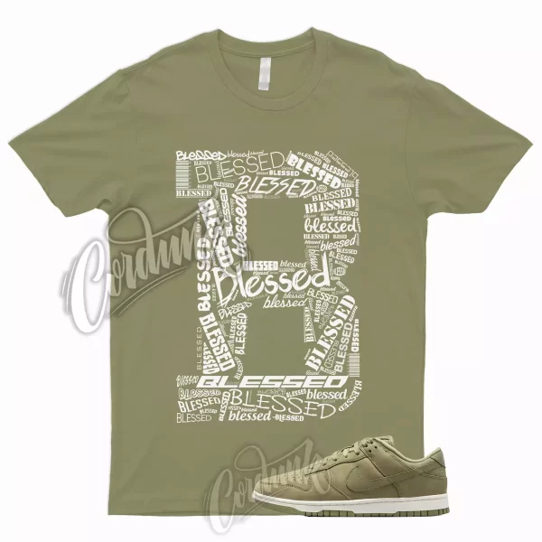 BLESSED Shirt for Dunk Low Premium Neutral Olive Green Sail Max Force Mid High 1 Jezsport.com