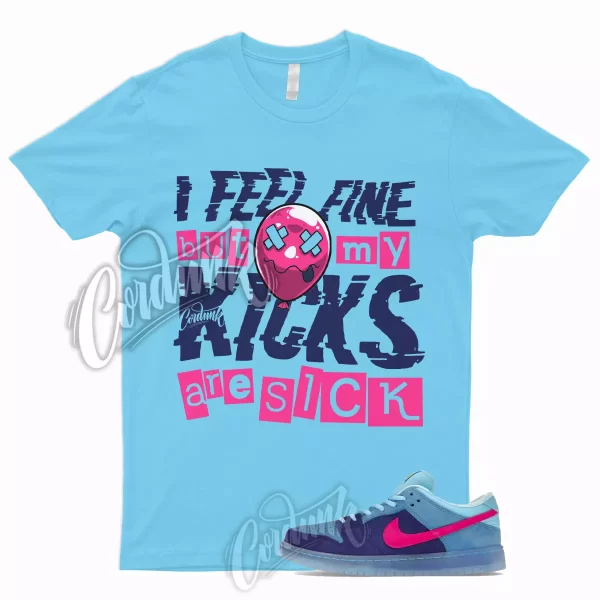 SICK T Shirt for Dunk Low SB Run The Jewels Deep Royal Blue Active Pink Chill 1 Jezsport.com