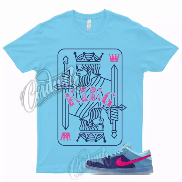 KING T Shirt for Dunk Low SB Run The Jewels Deep Royal Blue Active Pink Chill 1 Jezsport.com