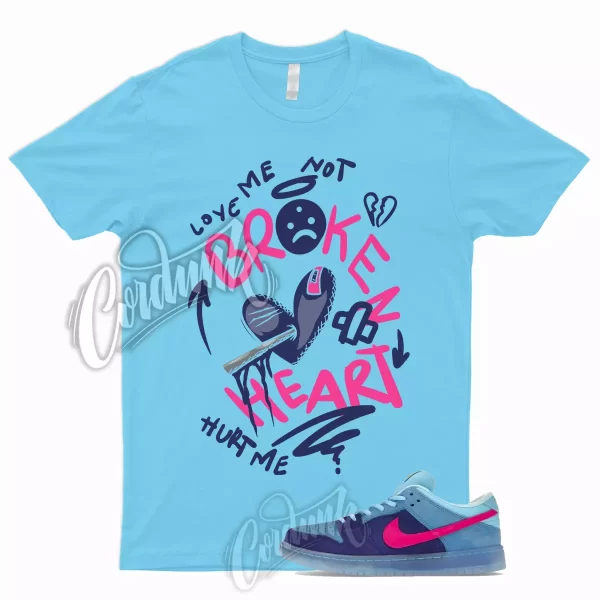 BROKEN Shirt for Dunk Low SB Run The Jewels Deep Royal Blue Active Pink Chill 1 Jezsport.com