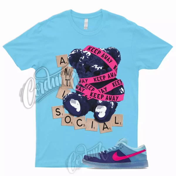 ANTI T Shirt for Dunk Low SB Run The Jewels Deep Royal Blue Active Pink Chill 1 Jezsport.com