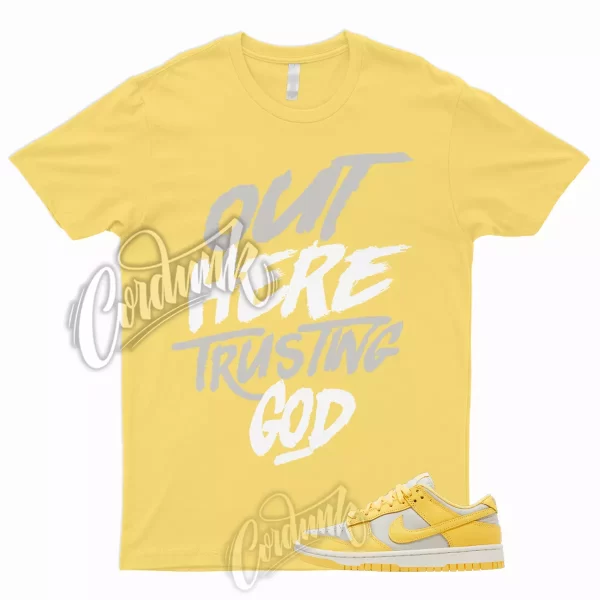 TG T Shirt to Match Dunk Low Citron Pulse Sail Light Bone Yellow Force Max 1 Jezsport.com