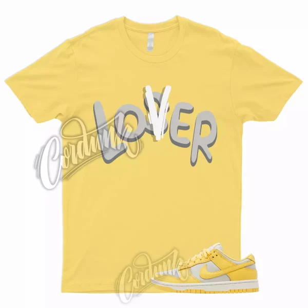 LOVER T Shirt to Match Dunk Low Citron Pulse Sail Light Bone Yellow Force Max 1 Jezsport.com