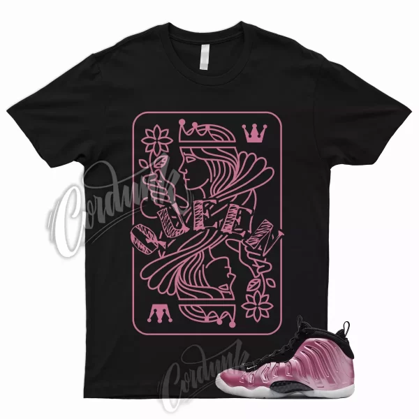 QUEEN T Shirt to Match Little Posite One Foamposite Polarized Pink Black White 1 Jezsport.com