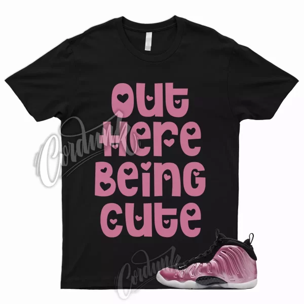 CUTE T Shirt to Match Little Posite One Foamposite Polarized Pink Black White 1 Jezsport.com