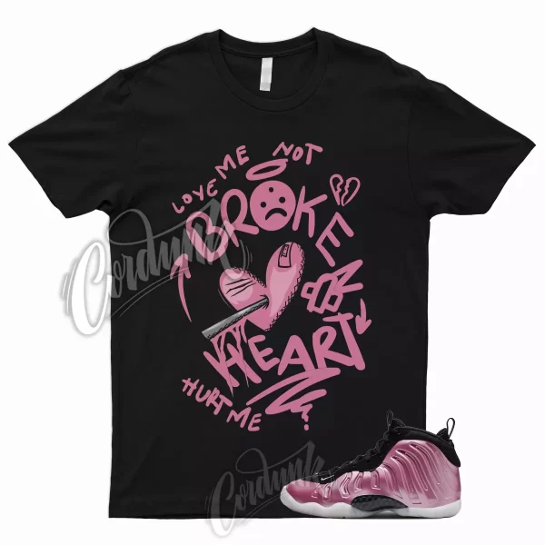 BROKEN Shirt to Match Little Posite One Foamposite Polarized Pink Black White 1 Jezsport.com