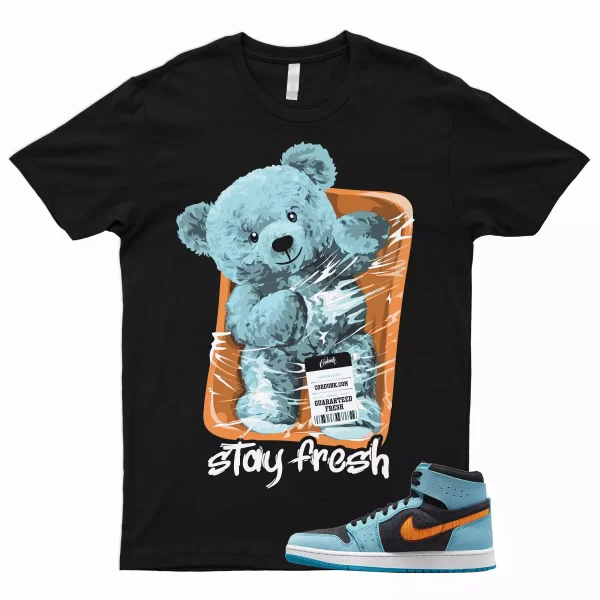 STAY T Shirt to Match 1 Zoom CMFT 2 Bleached Aqua Bright Citrus Jordan Black Jezsport.com