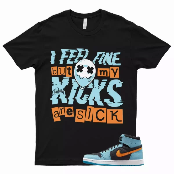 SICK T Shirt to Match 1 Zoom CMFT 2 Bleached Aqua Bright Citrus Jordan Black Jezsport.com