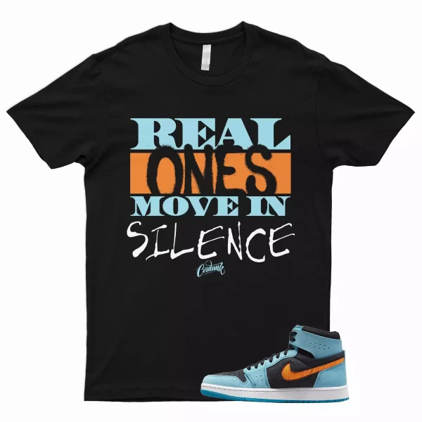 R1 T Shirt to Match 1 Zoom CMFT 2 Bleached Aqua Bright Citrus Jordan Black Jezsport.com