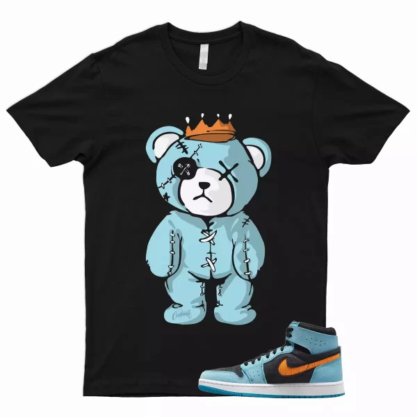 CROWN T Shirt to Match 1 Zoom CMFT 2 Bleached Aqua Bright Citrus Jordan Black Jezsport.com