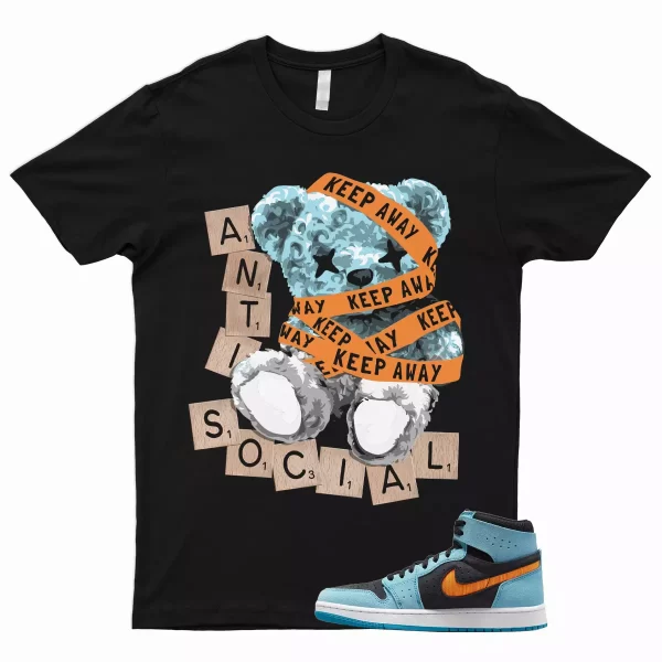 ANTI T Shirt to Match 1 Zoom CMFT 2 Bleached Aqua Bright Citrus Jordan Black Jezsport.com