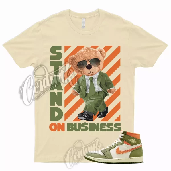 STAND T Shirt for 1 High Celadon Sky J Light Olive Bright Mandarin Coconut Milk Jezsport.com