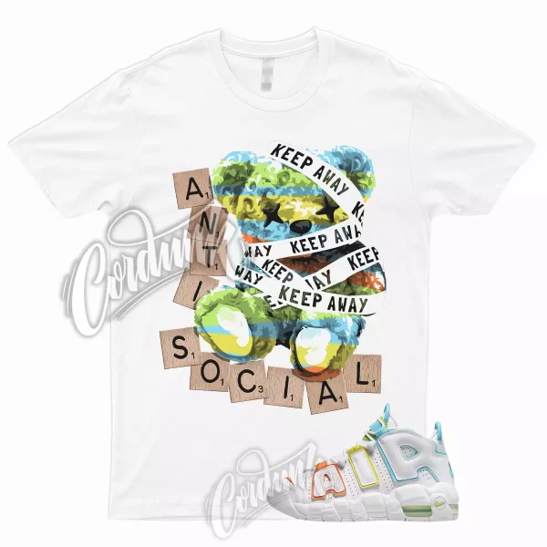 ANTI T Shirt to Match Air More Uptempo GS White Multi Color 1 Jezsport.com