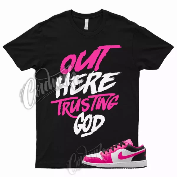 TG T Shirt to Match Jordan 1 Low GS Fierce Pink Triple Prime Dunk Mid Black Foam Jezsport.com