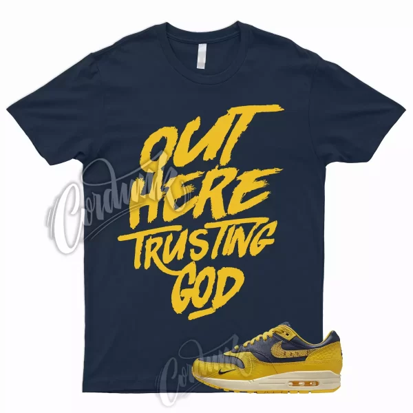 TG T Shirt to Match Air Max 1 CO.JP Michigan Midnight Navy Varsity Maize WMNS Jezsport.com