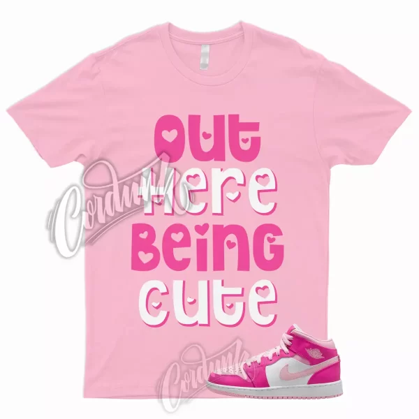 CUTE Shirt to Match Jordan 1 Mid GS Medium Soft Fierce Pink Foam Triple Dunk Low Jezsport.com