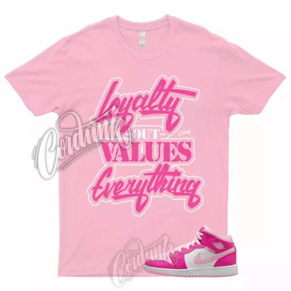 LYLTY T Shirt to Match Jordan 1 Mid Medium Soft Fierce Pink Foam Triple Dunk Low Jezsport.com