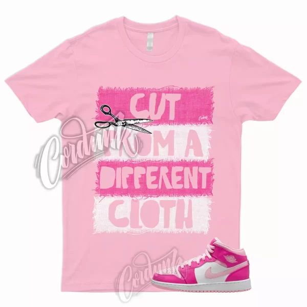 CUT Shirt to Match Jordan 1 Mid GS Medium Soft Fierce Pink Foam Triple Dunk Low Jezsport.com