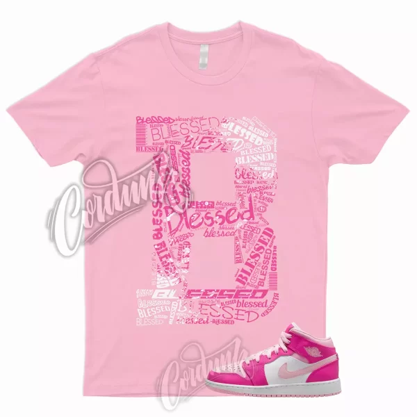 BLS Shirt to Match Jordan 1 Mid GS Medium Soft Fierce Pink Foam Triple Dunk Low Jezsport.com