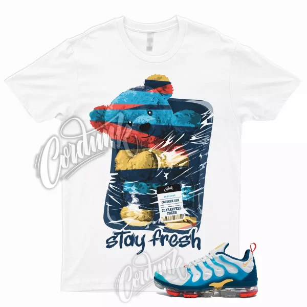 STAY T Shirt to Match Air VaporMax​ Plus White Citron Pulse Industrial Blue 1 Jezsport.com