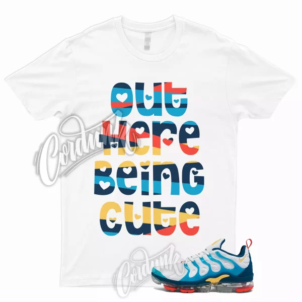 CUTE T Shirt to Match Air VaporMax​ Plus White Citron Pulse Industrial Blue 1 Jezsport.com