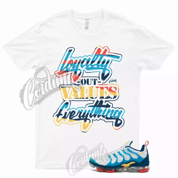 LYLTY T Shirt to Match Air VaporMax​ Plus White Citron Pulse Industrial Blue 1 Jezsport.com