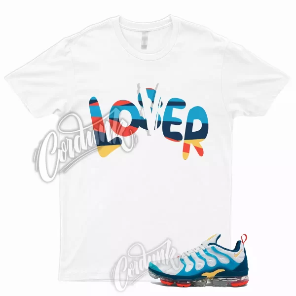 LOVER T Shirt to Match Air VaporMax​ Plus White Citron Pulse Industrial Blue 1 Jezsport.com