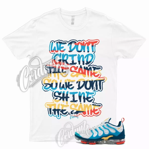 GRIND T Shirt to Match Air VaporMax​ Plus White Citron Pulse Industrial Blue 1 Jezsport.com