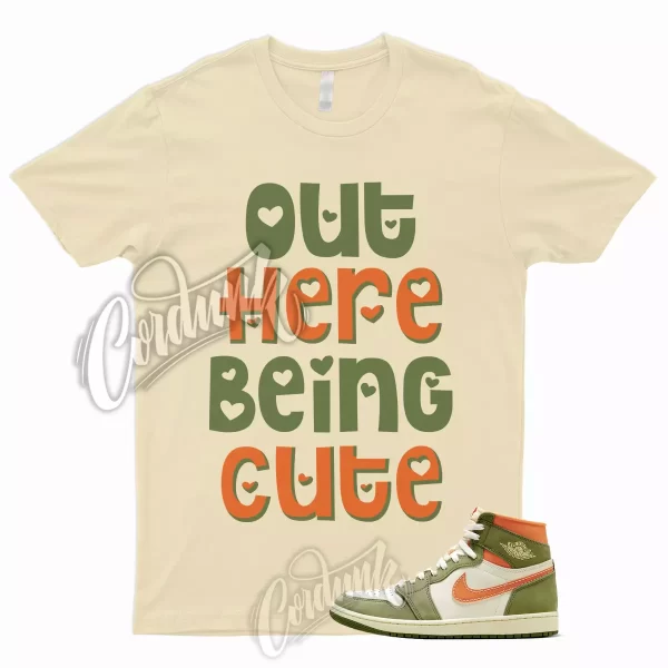 CUTE T Shirt for 1 High Celadon Sky J Light Olive Bright Mandarin Coconut Milk Jezsport.com