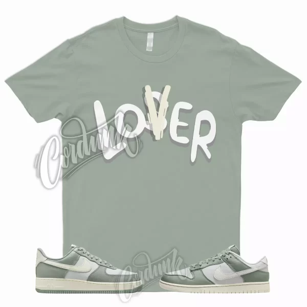 LOVER Shirt to Match Dunk Low Mica Green Sail Photon Air Force Max Plus LX 1 90 Jezsport.com