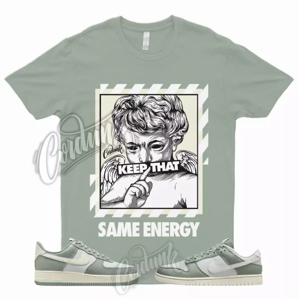 ENERGY Shirt to Match Dunk Low Mica Green Sail Photon Air Force Max Plus LX 1 90 Jezsport.com