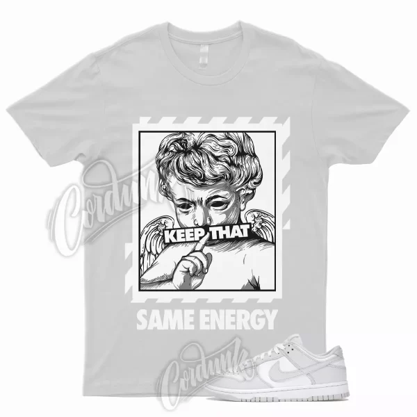 ENERGY T Shirt to Match Dunk Low Photon Dust Mid High 1 Grey Toe Particle WMNS Jezsport.com