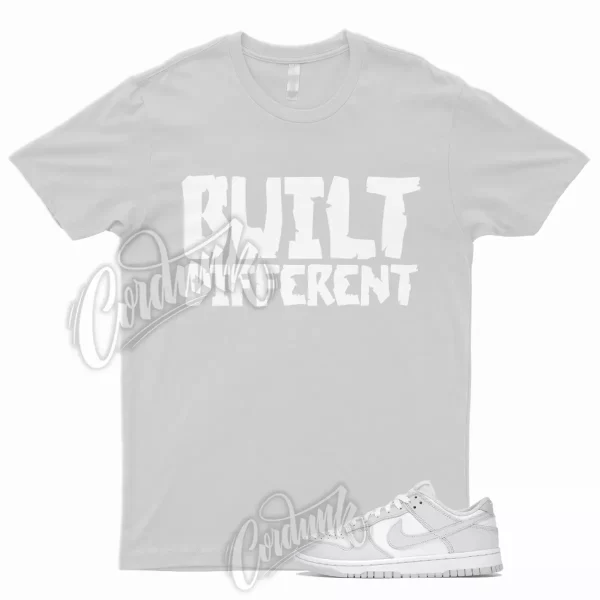 BUILT T Shirt to Match Dunk Low Photon Dust Mid High 1 Grey Toe Particle WMNS Jezsport.com