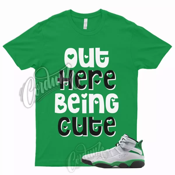 CUTE Shirt to Match Jordan 6 Rings Lucky Green Pine Stadium Mid High Two Trey 1 Jezsport.com