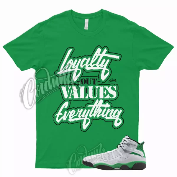 LYLTY Shirt to Match Jordan 6 Rings Lucky Green Pine Stadium Mid High Two Trey 1 Jezsport.com