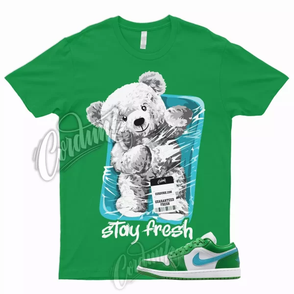 STAY T Shirt to Match Jordan 1 Low Lucky Green Stadium Aquatone Aqua Dunk High 2 Jezsport.com