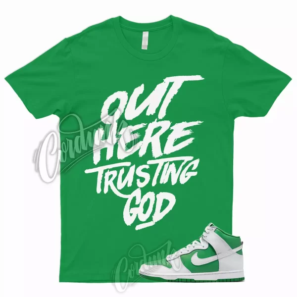 TG T Shirt to Match Dunk High Pine Green Stadium Lucky Low Mid Gorge Atlanta 1 Jezsport.com