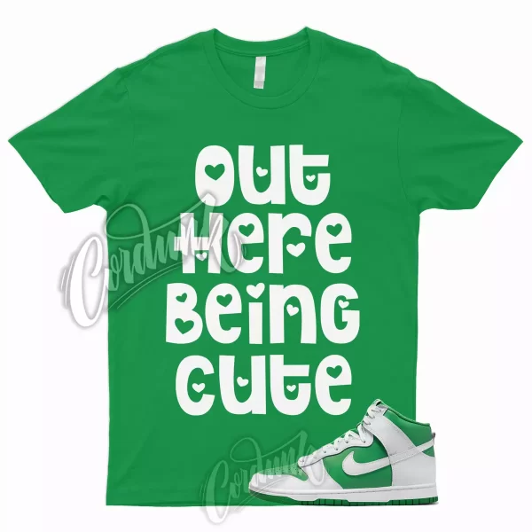 CUTE T Shirt to Match Dunk High Pine Green Stadium Lucky Low Mid Gorge Atlanta 1 Jezsport.com