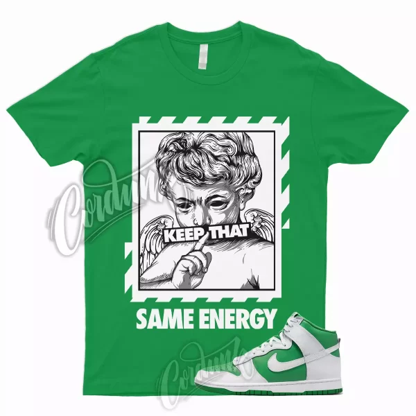 ENERGY Shirt to Match Dunk High Pine Green Stadium Lucky Low Mid Gorge Atlanta 1 Jezsport.com