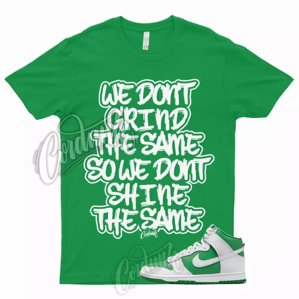 GRIND Shirt to Match Dunk High Pine Green Stadium Lucky Low Mid Gorge Atlanta 1 Jezsport.com