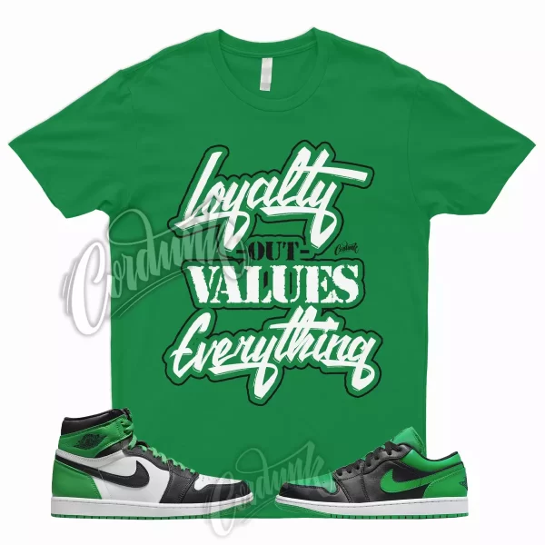 LYLTY T Shirt to Match 1 High Lucky Green Mid Dunk Pine Stadium Kelly 3 13 2 Low Jezsport.com