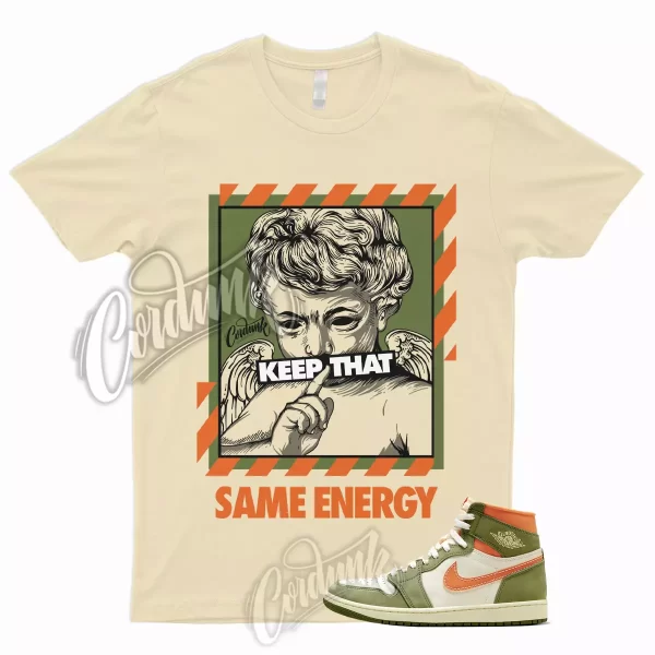 ENERGY T Shirt for 1 High Celadon Sky J Light Olive Bright Mandarin Coconut Milk Jezsport.com