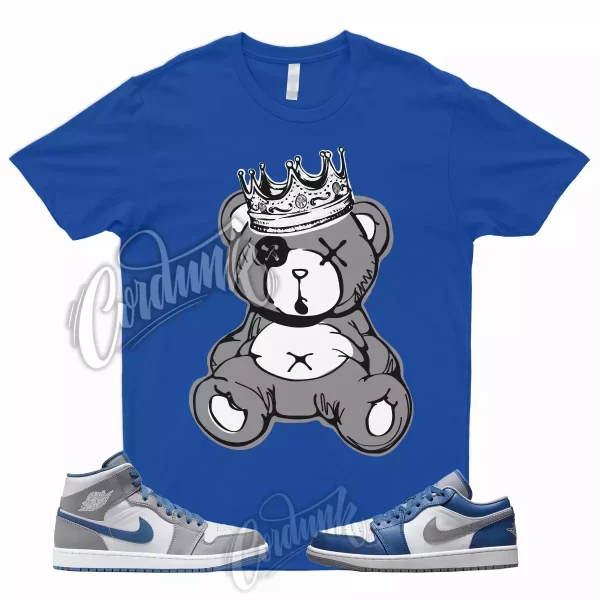 KB T Shirt to Match 1 Low True Blue Cement Shadow Grey 3 High Dunk Mid High 5 Jezsport.com