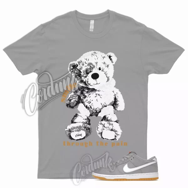 SMILE T Shirt to Match SB Dunk Low Grey Gum Wolf Light Brown Pure Platinum Toe 1 Jezsport.com