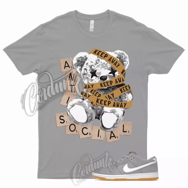 ANTI T Shirt to Match SB Dunk Low Grey Gum Wolf Light Brown Pure Platinum Toe 1 Jezsport.com