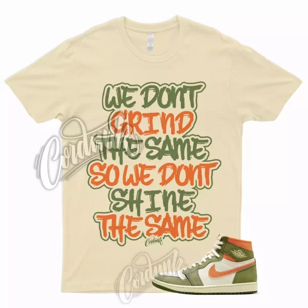 GRIND T Shirt for 1 High Celadon Sky J Light Olive Bright Mandarin Coconut Milk Jezsport.com